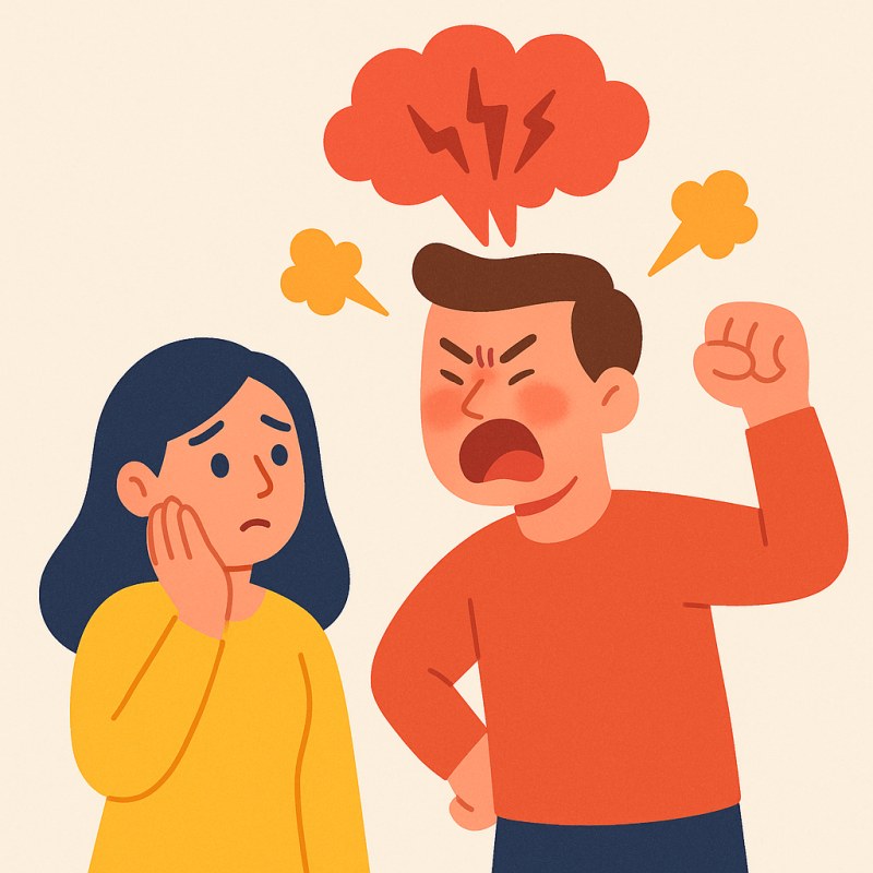 lose your temper