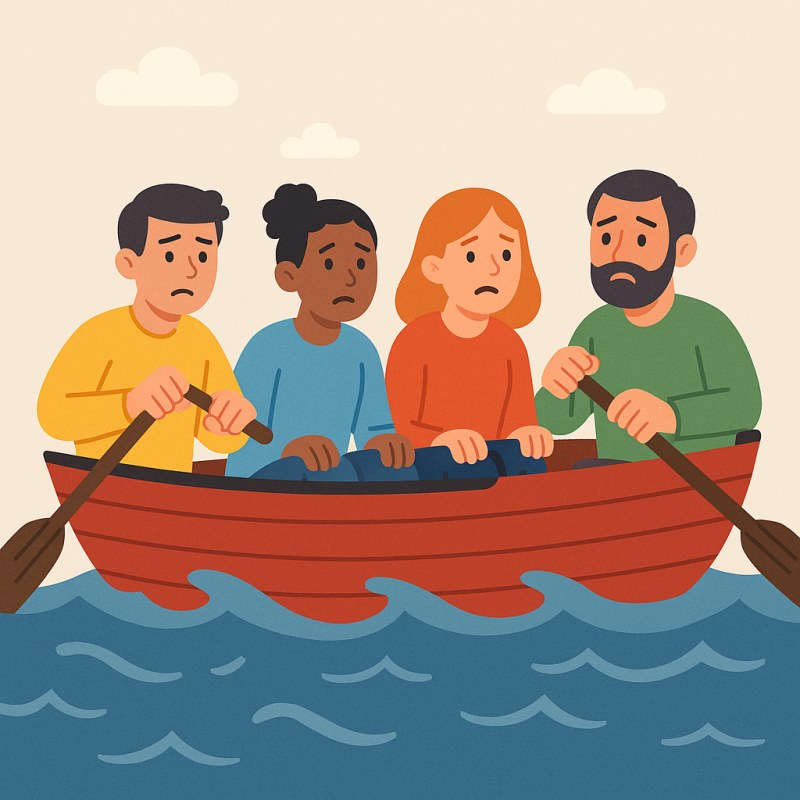 in the same boat