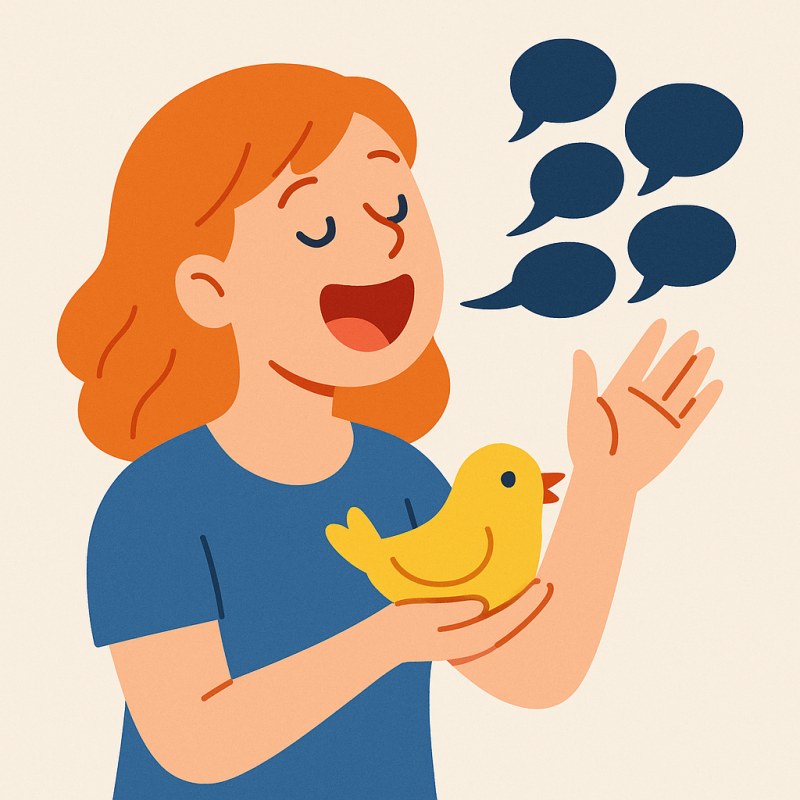 a chatterbox