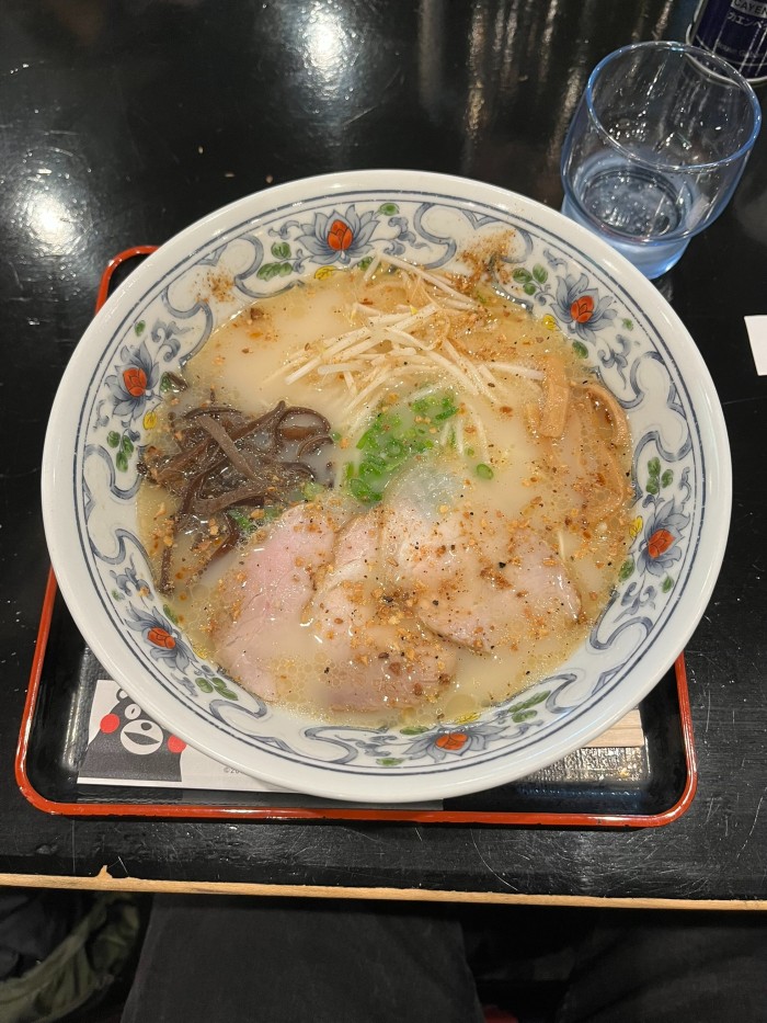 My tonkotsu ramen - wowie that was great!