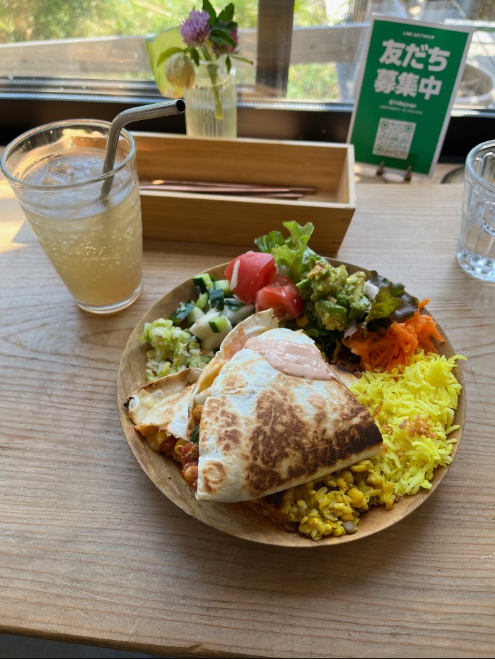 Quesadilla lunch in Japan? You betcha.