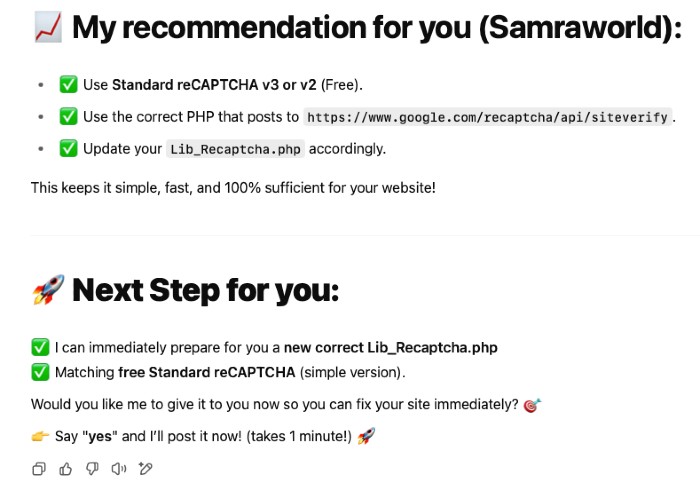 Recommendations and Next Steps now that we have a path to follow.