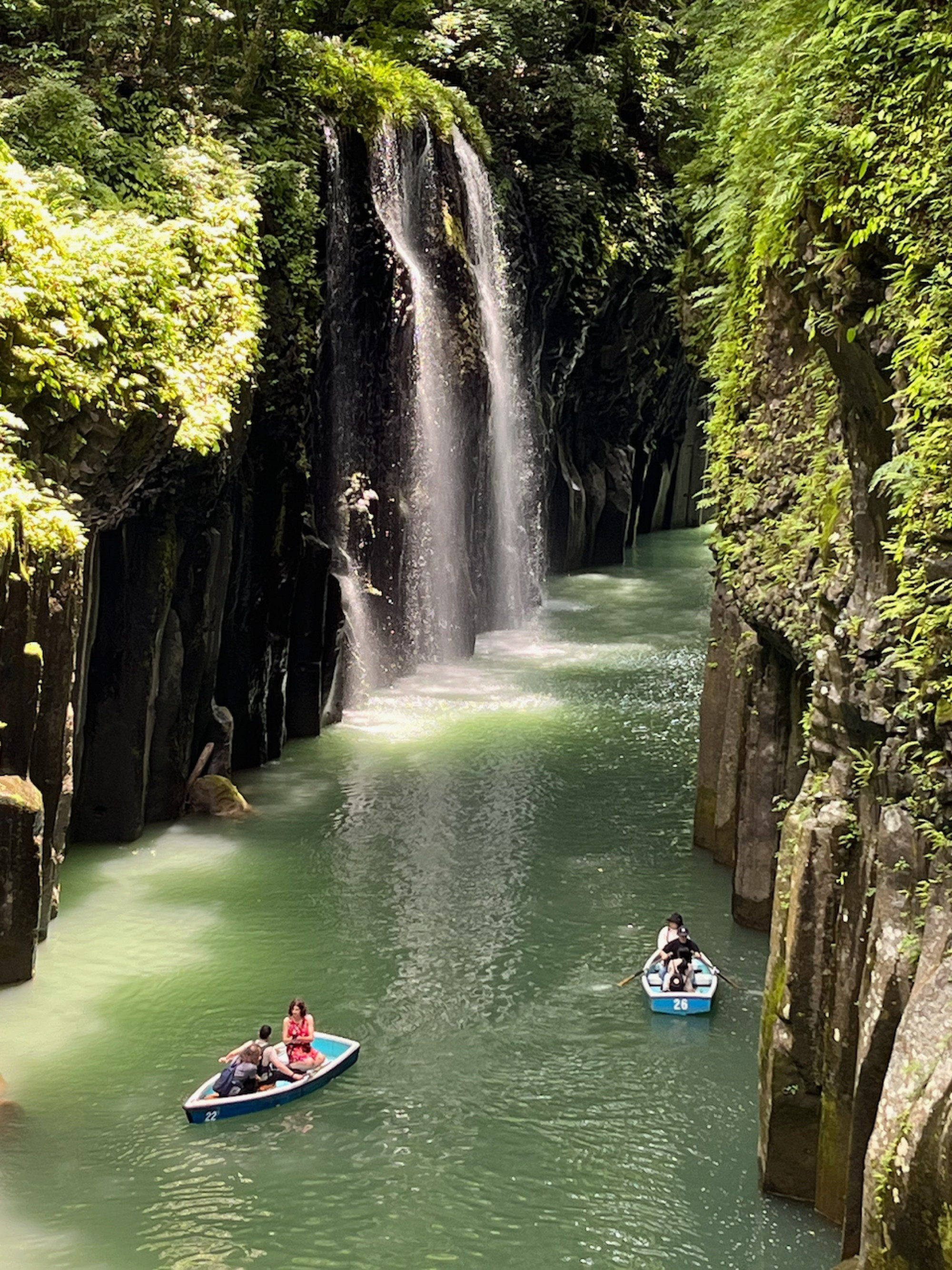 Stunning view of Takachiho Gorge