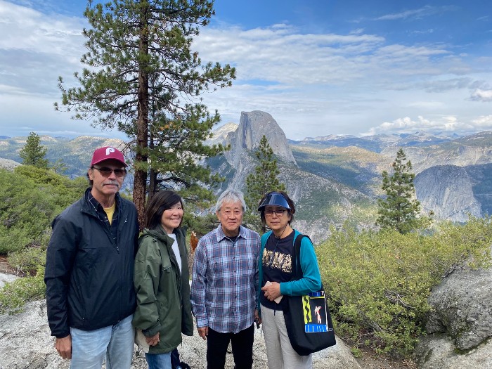 We're all at Glacier Point