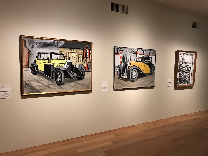An idea of artwork inside the Bernard Buffet museum