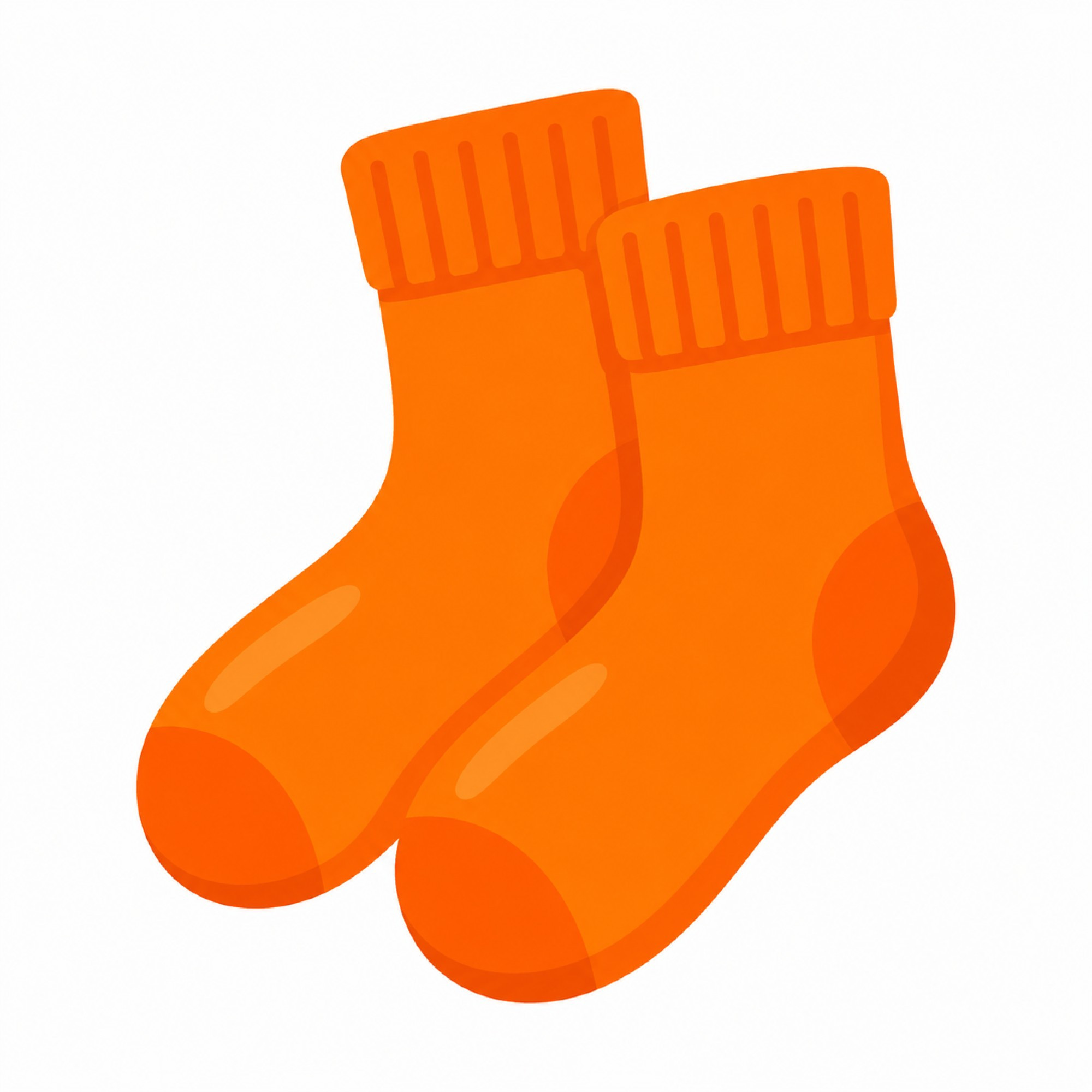 These are my orange socks.