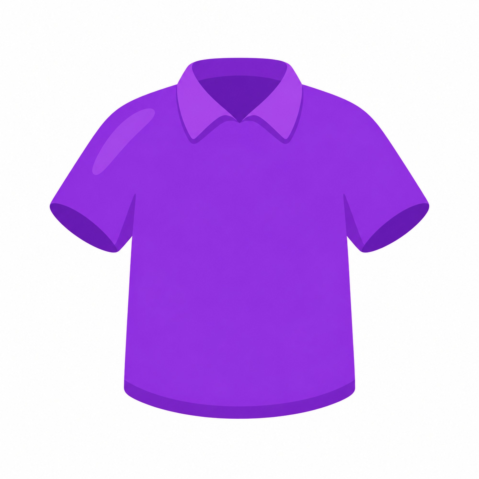 This is my purple polo shirt.
