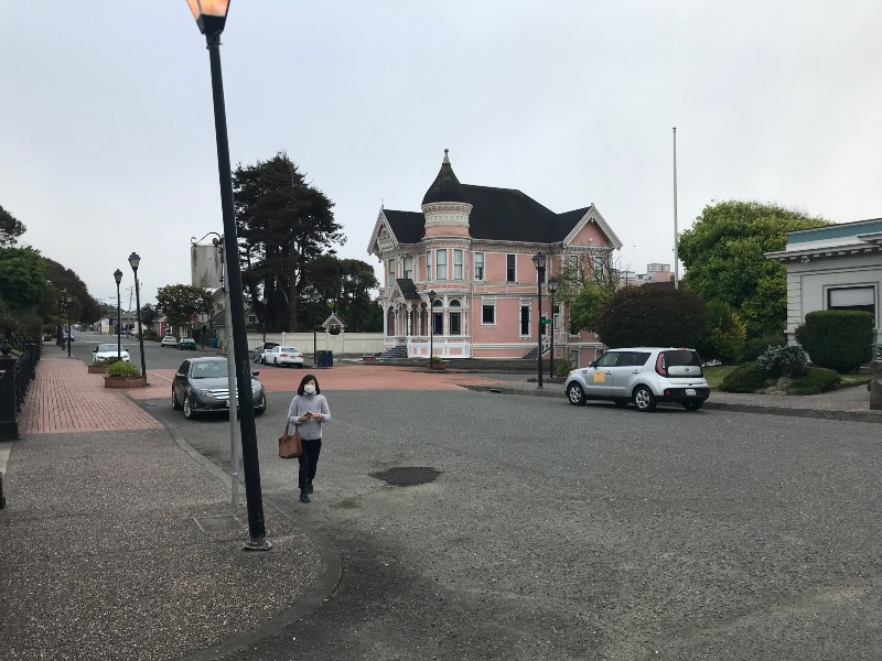 Old Town district of Eureka - best place to wander about.