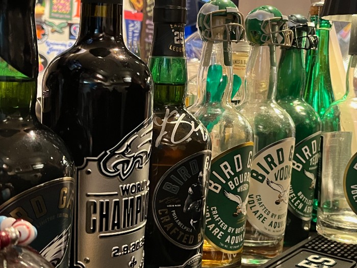 Even the alcohol is Philly branded!