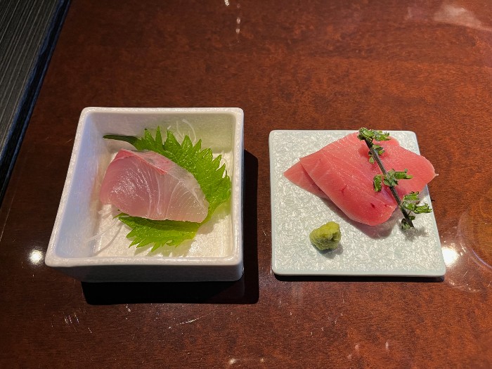 First course - Sashimi