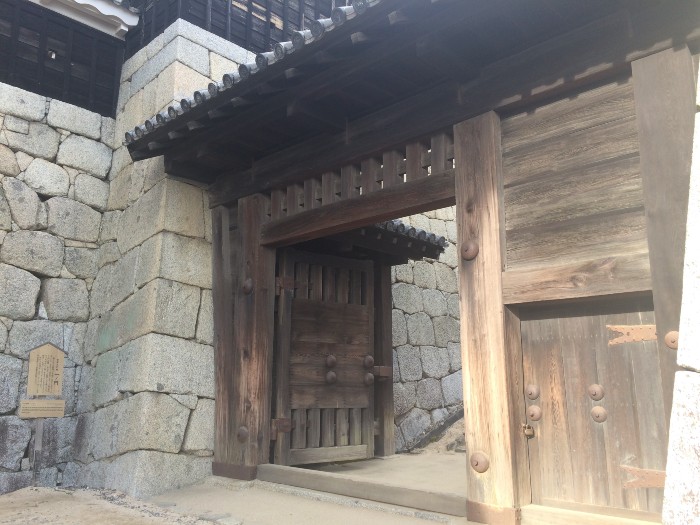 One of the gates entering the heart of the castle.